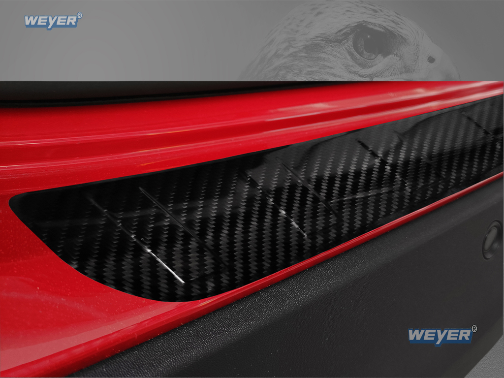 41290-Weyer-echt-carbon-Ladekantenschutz-Mercedes-GLA-H247-2 "MERCEDES GLA H247 Year 2020> WEYER REAL CARBON rear bumper protection"