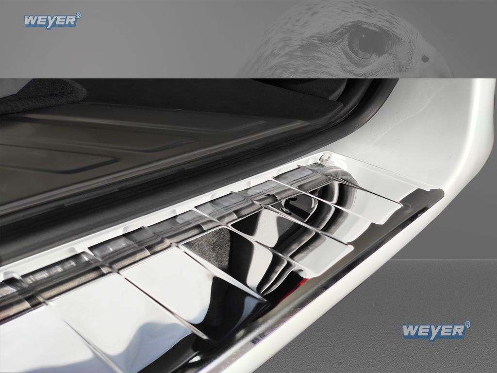 42042-Weyer-Edelstahl-Ladekantenschutz-Mercedes-Benz-V-Klasse-W447-2014-hochglanz-super-mirror-4 MERCEDES V Year 2014> WEYER stainless steel bumper protection high gloss - Super mirror, longer Version 129,8cm
