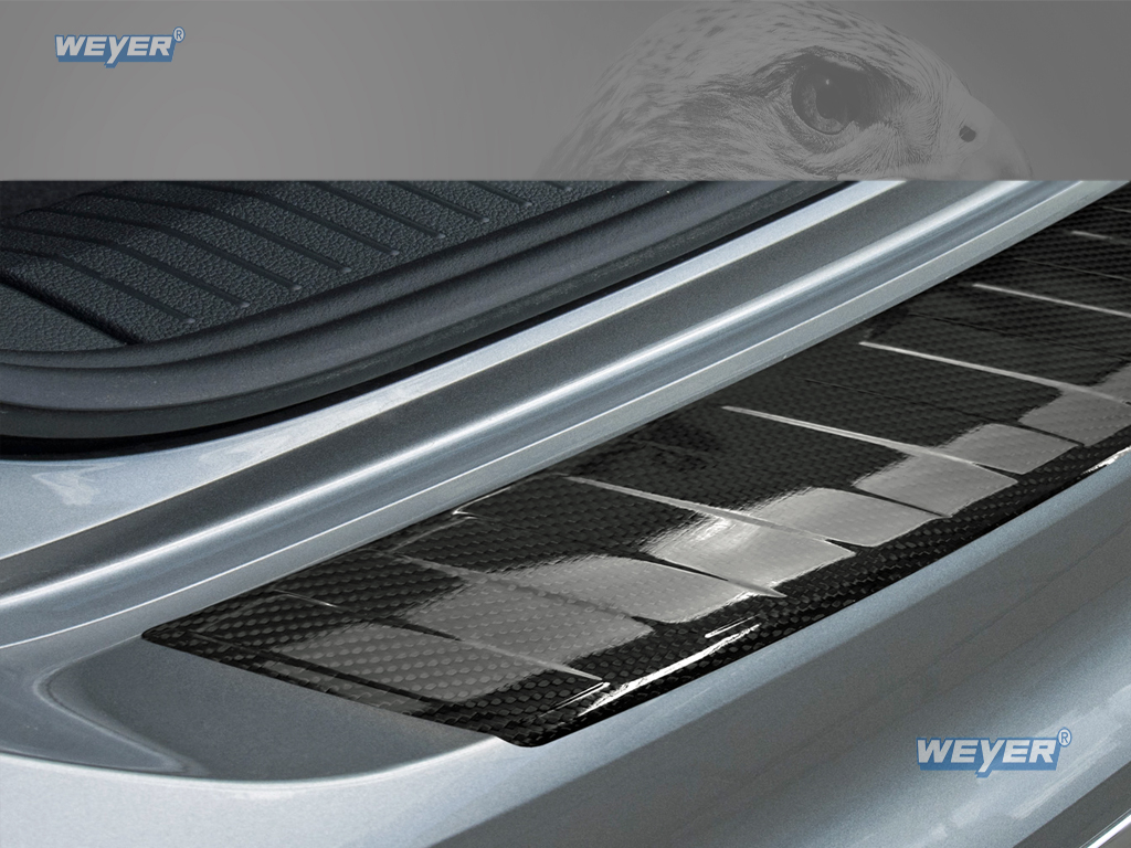 41221-Weyer-echt-Carbon-Ladekantenschutz-VW-Tiguan-2-1 VW TUIGUAN II + TIGUAN ALLSPACE Year 2015-2020>, WEYER REAL CARBON rear bumper protection