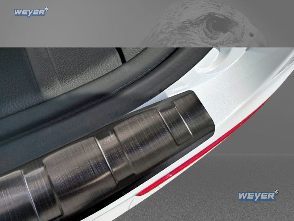 43279-Weyer-Edelstahl-Ladekantenschutz-SSANGYONG-REXTON-graphit-blackline-3 SSANGYONG REXTON ab Baujahr 2021>, WEYER Edelstahl Ladekantenschutz graphite/black