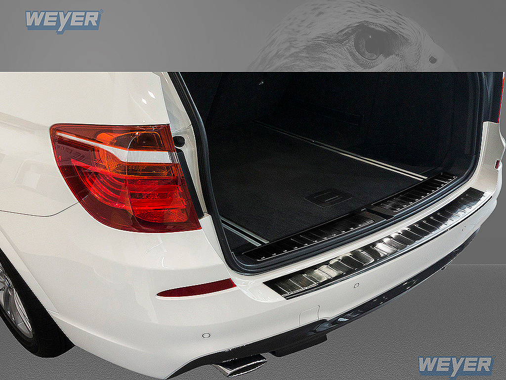 43027-Weyer-Edelstahl-Ladekantenschutz-BMW-X3-F25-FL-graphit-blackline-1 BMW X3 F25 FL ab Baujahr 2014-2017, WEYER Edelstahl Ladekantenschutz - graphite/black Line-
