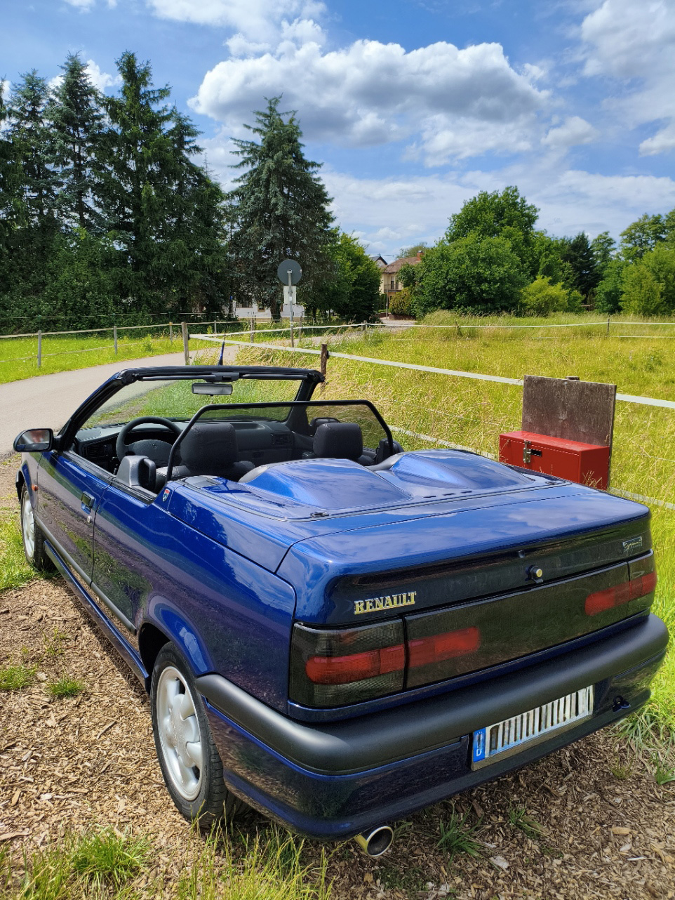 Weyer wind deflector for convertibles Renault R 19