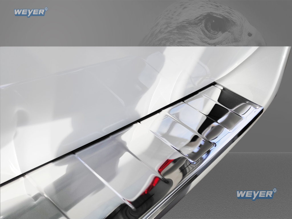 42042-Weyer-Edelstahl-Ladekantenschutz-Mercedes-Benz-V-Klasse-W447-2014-hochglanz-super-mirror-6 MERCEDES VITO W447 Year 2014> WEYER stainless steel bumper protection high gloss - Super mirror, longer Version 129,8cm
