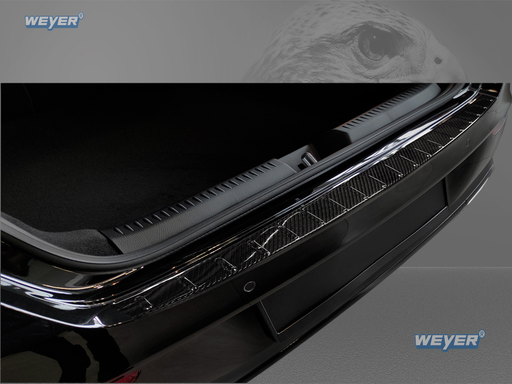 41270-Weyer-echt-Carbon-Ladekantenschutz-Mercedes-CLA-Shooting-Brake-X118-2 MERCEDES CLA SHOOTING BRAKE (X118) ab Baujahr 2019-, WEYER ECHT CARBON Ladekantenschutz