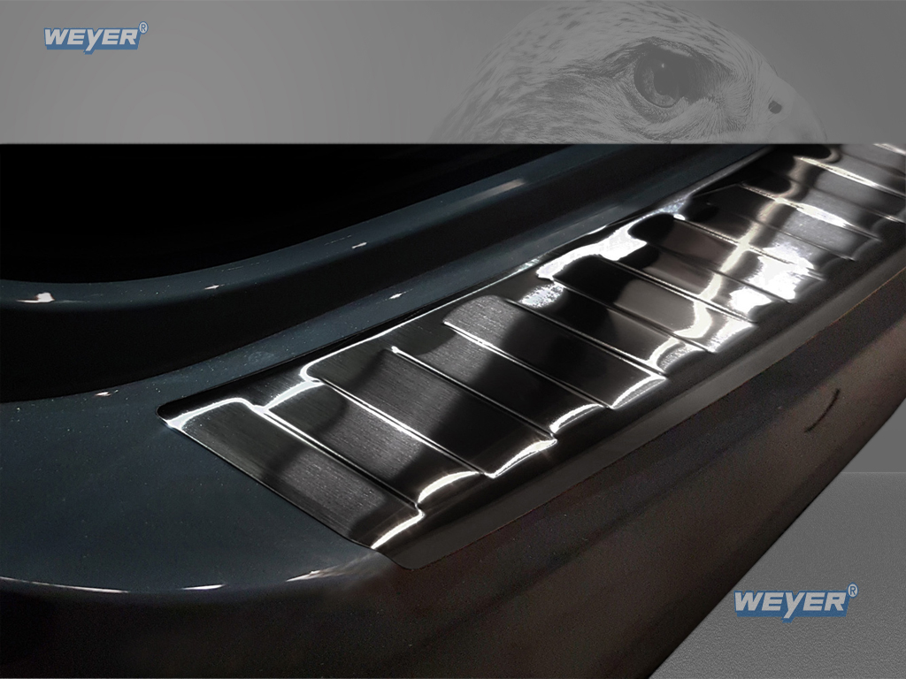 43220-Weyer-Edelstahl-Ladekantenschutz-BMW-3-7-Touring-G21-graphit-blackline-1 BMW serie 3 G21 with M package Year 2018-2022 WEYER stainless steel rear bumper protection - graphite-/black Line