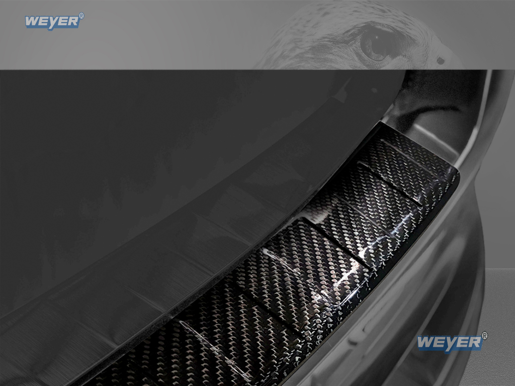 41238-Weyer-falcon-echt-Carbon-Ladekantenschutz-Volvo-XC90-3 VOLVO XC90 ab Baujahr 2015-, WEYER ECHT CARBON Ladekantenschutz