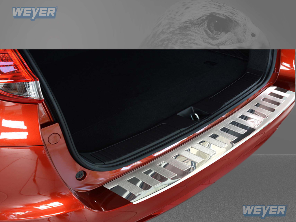 44092-Weyer-Edelstahl-Ladekantenschutz-HONDA-CIVIC-TOURER Honda CIVIC Tourer ab Baujahr ab 2013-2015, FL 2015->, WEYER Edelstahl Ladekantenschutz