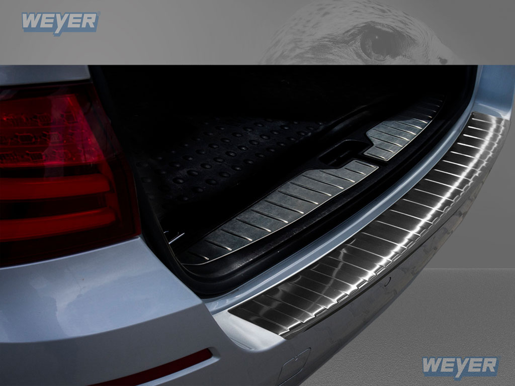 43042-Weyer-Edelastahl-Ladekantenschutz-BMW-5-TOURING-graphit-blackline-4 BMW Serie 5 F11 Touring ab Baujahr 2010-2013, FL 2013-> WEYER Edelstahl Ladekantenschutz- graphite/b