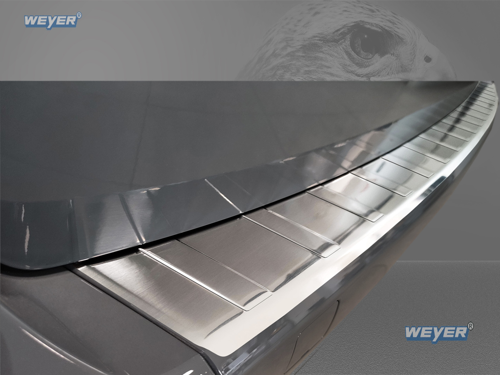44809-Weyer-Edelstahl-Ladekantenschutz-Mercedes-Citan-2-3 MERCEDES CITAN W420 - City Tourer - Panel Van (420.6) Year 2021> WEYER stainless steel rear bumper protection satin finish