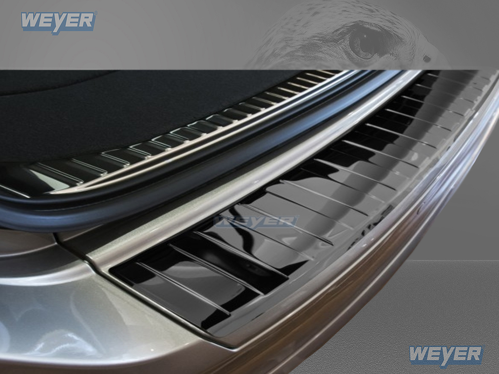 55010-Weyer-Edelstahl-Ladekantenschutz-Volvo-XC-60-black-hochglanz-1 VOLVO XC-60 FL ab Baujahr 2008-2017, WEYER Edelstahl Ladekantenschutz - hochglanz schwarz