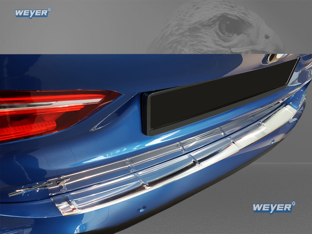 44415-Weyer-Edelstahl-Ladekantenschutz-BMW-X1-F48-3 BMW X1 F48 mit M-Paket ab Baujahr 2015, WEYER Edelstahl Ladekantenschutz