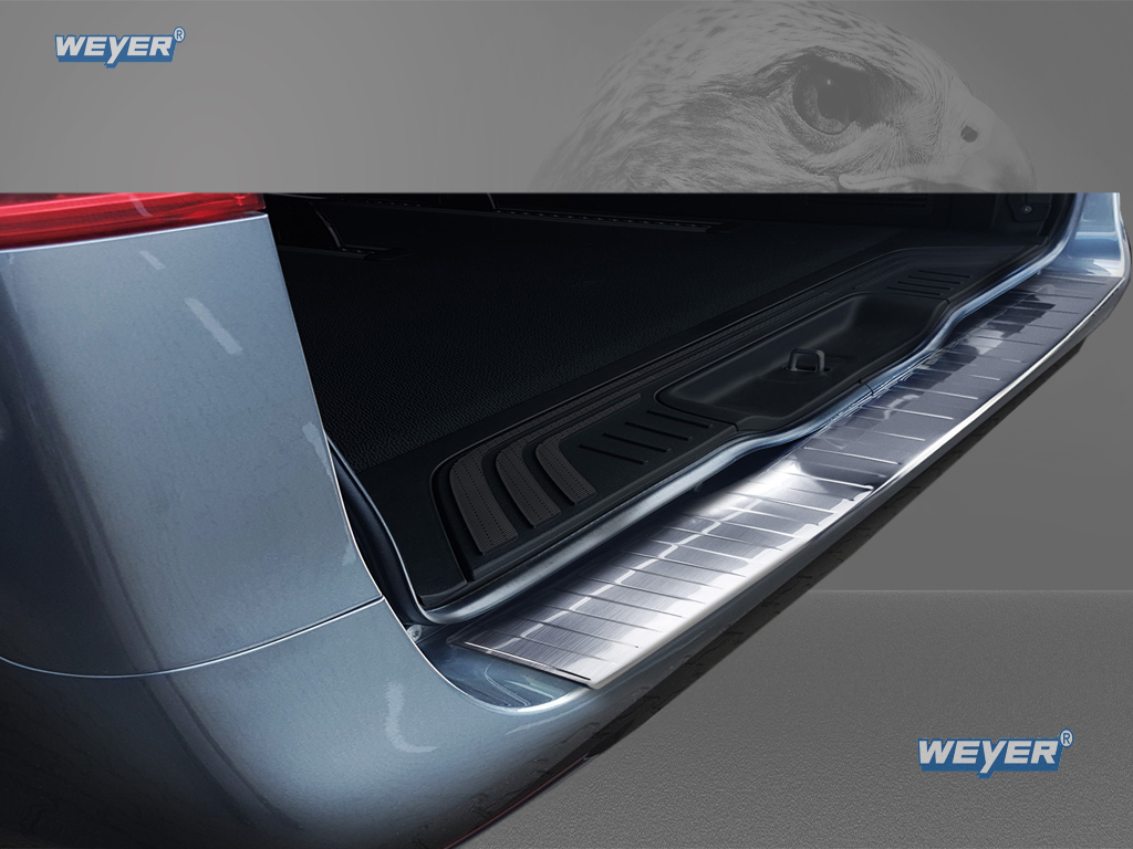 44425-Weyer-Edelstahl-Ladekantenschutz-Mercedes-Vito-3-2 MERCEDES V Year 2014> WEYER stainless steel rear bumper protection satin finish