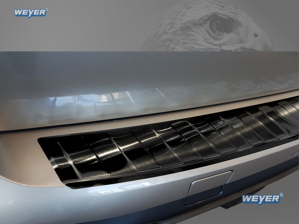 43191Weyer-Edelstahl-Ladekantenschuutz-BMW-X5-G05-graphit-blackline-1 BMW X5 G05 mit M-Paket ab Baujahr 2018, WEYER Edelstahl Ladekantenschutz - graphite/black Line-