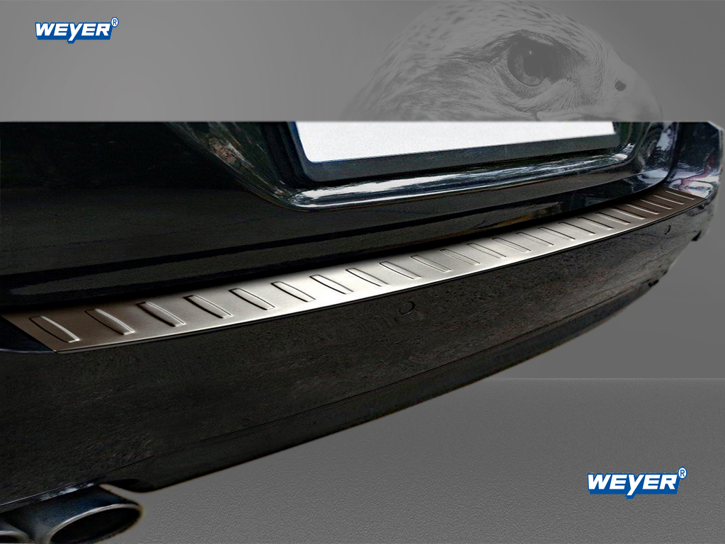 44748-Weyer-Edelstahl-Ladekantenschutz-BMW-5-F11-Touring-2 BMW serie 5 GT Liftback F07 Year 2009> WEYER stainless steel rear bumper protection