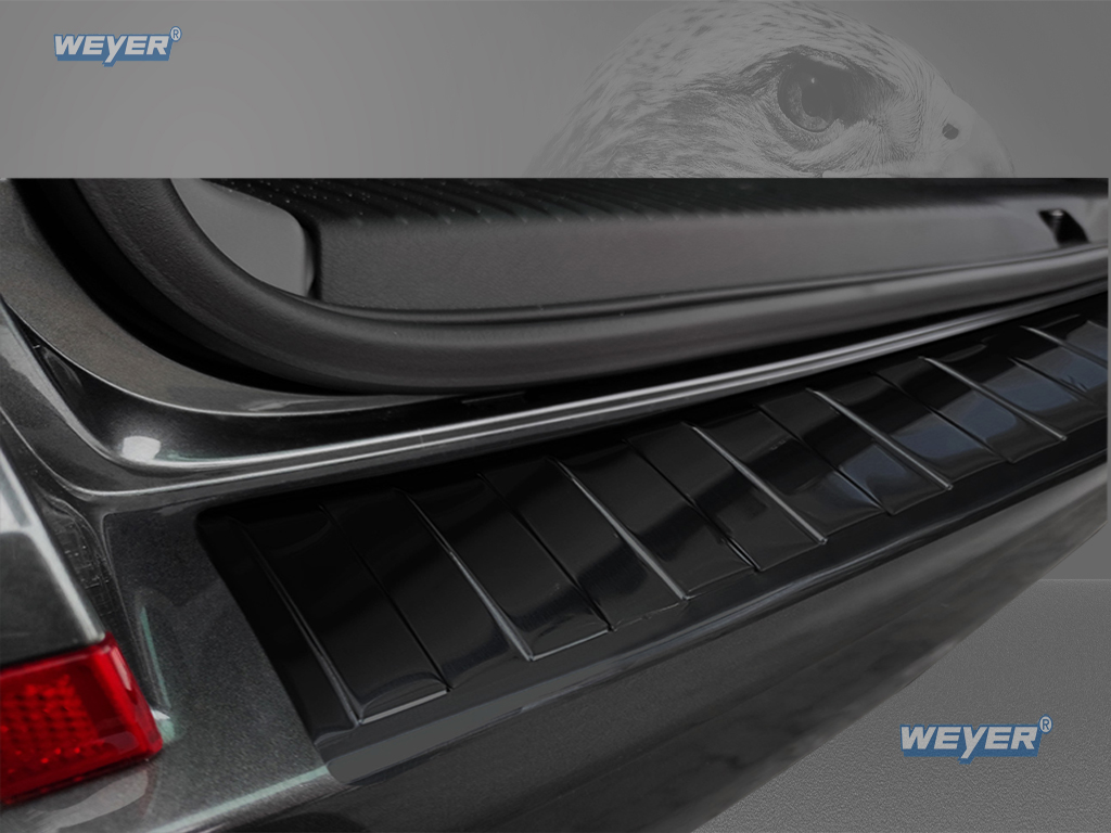 43292-Weyer-Edelstahl-Ladekantenschutz-VW-Caravelle-T6-nur-Heckklappe-graphit-blackline-4 VW TRANSPOSTER T6 + T6.1 (Tailgate), California Year 2015>, WEYER stainless steel rear bumper protection - graphite-/black satin finish