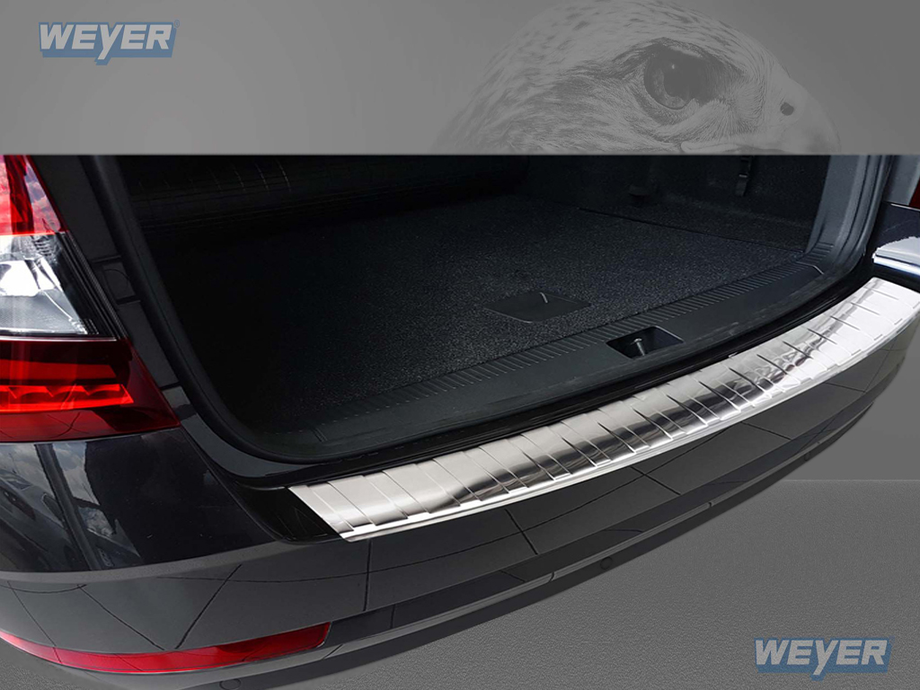 44789-Weyer-Edelstahl-Ladekantenschutz-SKODA-OCTAVIA-III-Kombi-4 SKODA OCTAVIA III KOMBI ab Baujahr 2016-2019, WEYER Edelstahl Ladekantenschutz