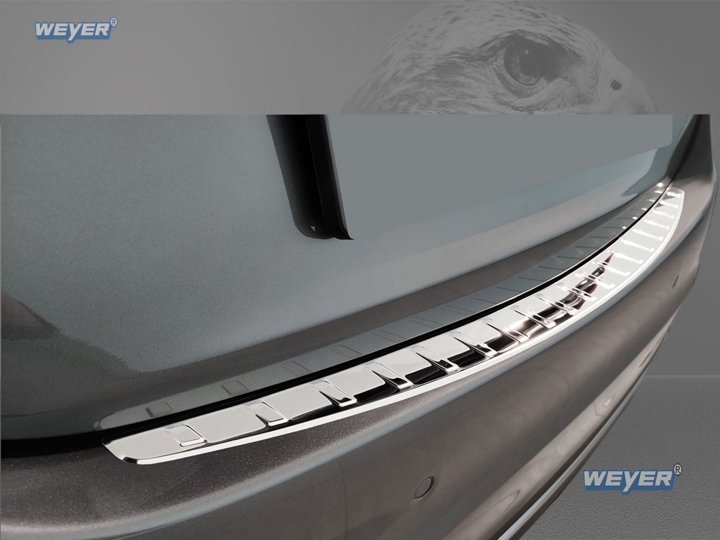 42045-Weyer-Edelstahl-Ladekantenschutz-Mercedes-V-Sedan-W206-Hochglanz-Super-Mirror-3 MERCEDES C Class W206 Limousine Year 2021> WEYER stainless steel bumper protection high gloss - Super mirror