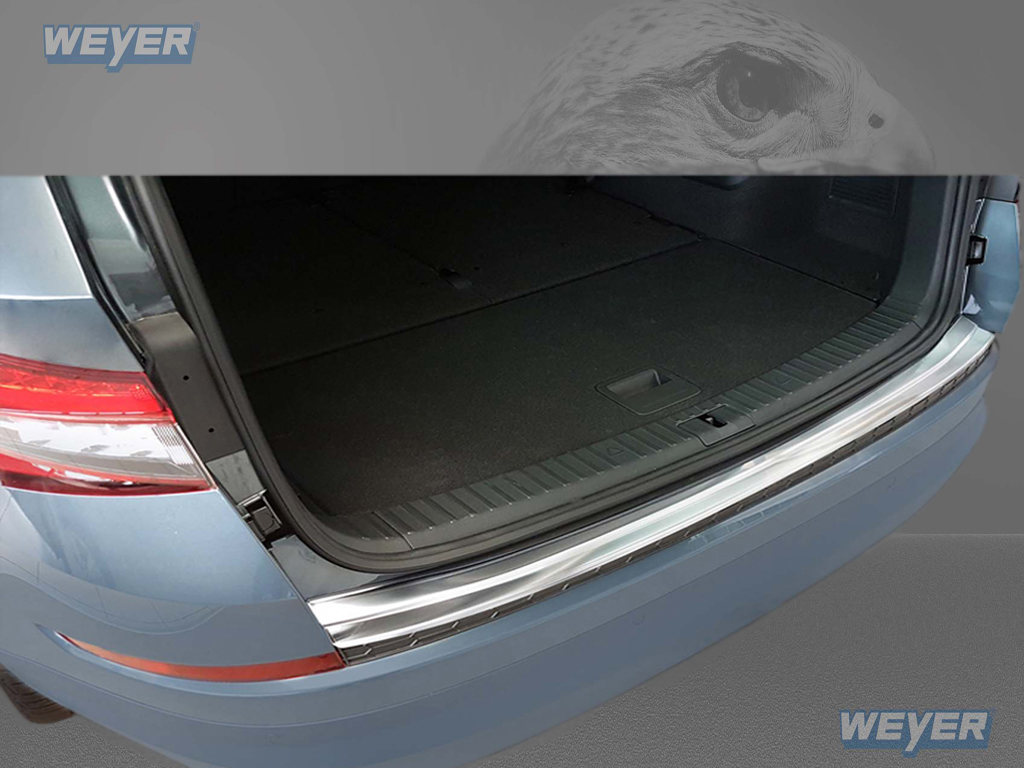 44788-Weyer-Edelstahl-Ladekantenschutz-SKODA-KODIAQ-CROSSOVER-1 SKODA KODIAQ Crossover ab Baujahr 2016>, WEYER Edelstahl Ladekantenschutz