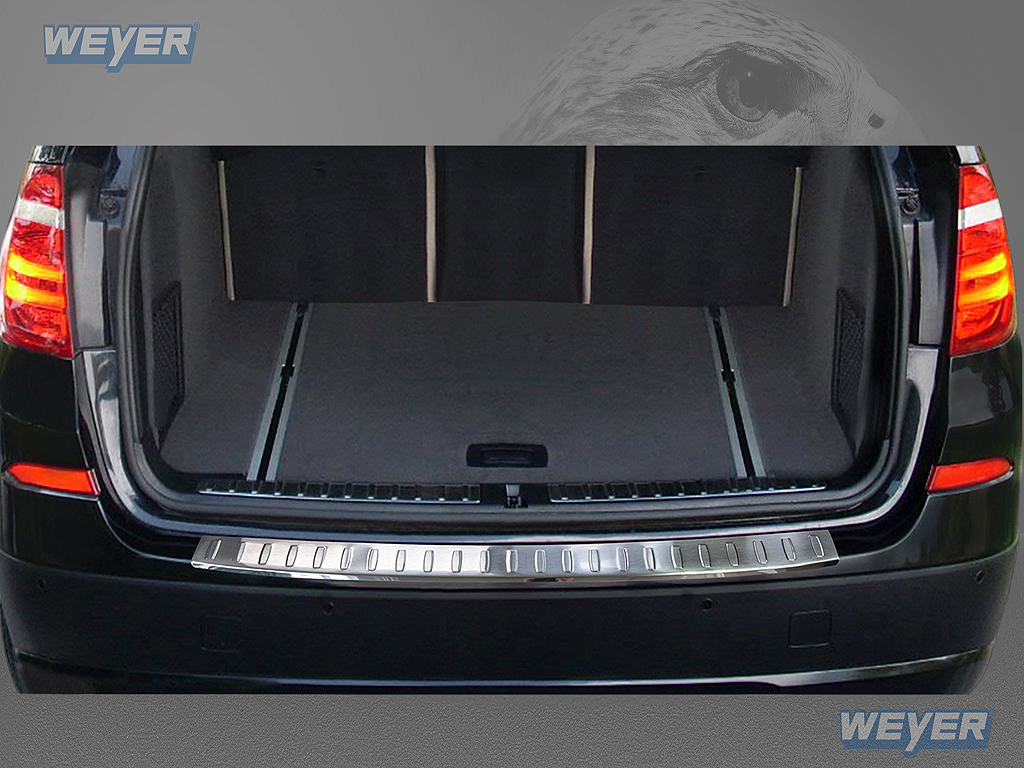 44345-Weyer-Edelstahl-Ladekantenschutz-BMW-X3-F25 BMW X3 F25 FL ab Baujahr 2014-2017, WEYER Edelstahl Ladekantenschutz