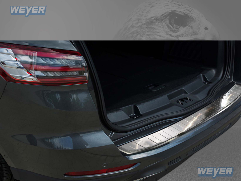 44699-Weyer-Edelstahl-Ladekantenschutz-FORD-S-MAX-II FORD S-MAX II ab Baujahr 2015- WEYER Edelstahl Ladekantenschutz