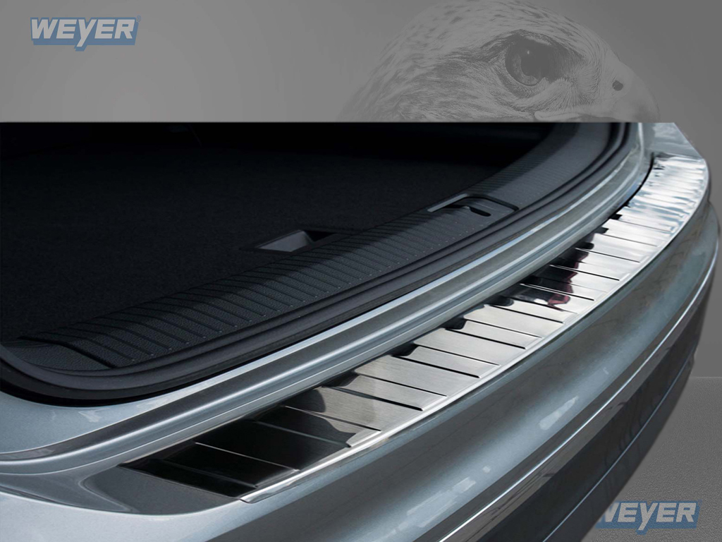 44459-Weyer-Edelstahl-Ladekantenschutz-VW-TIGUAN-II-ALLSPACE-4 VW TIGUAN II (AD1) + TIGUAN ALLSPACE Year 2015>, WEYER stainless steel rear bumper protection satin finish