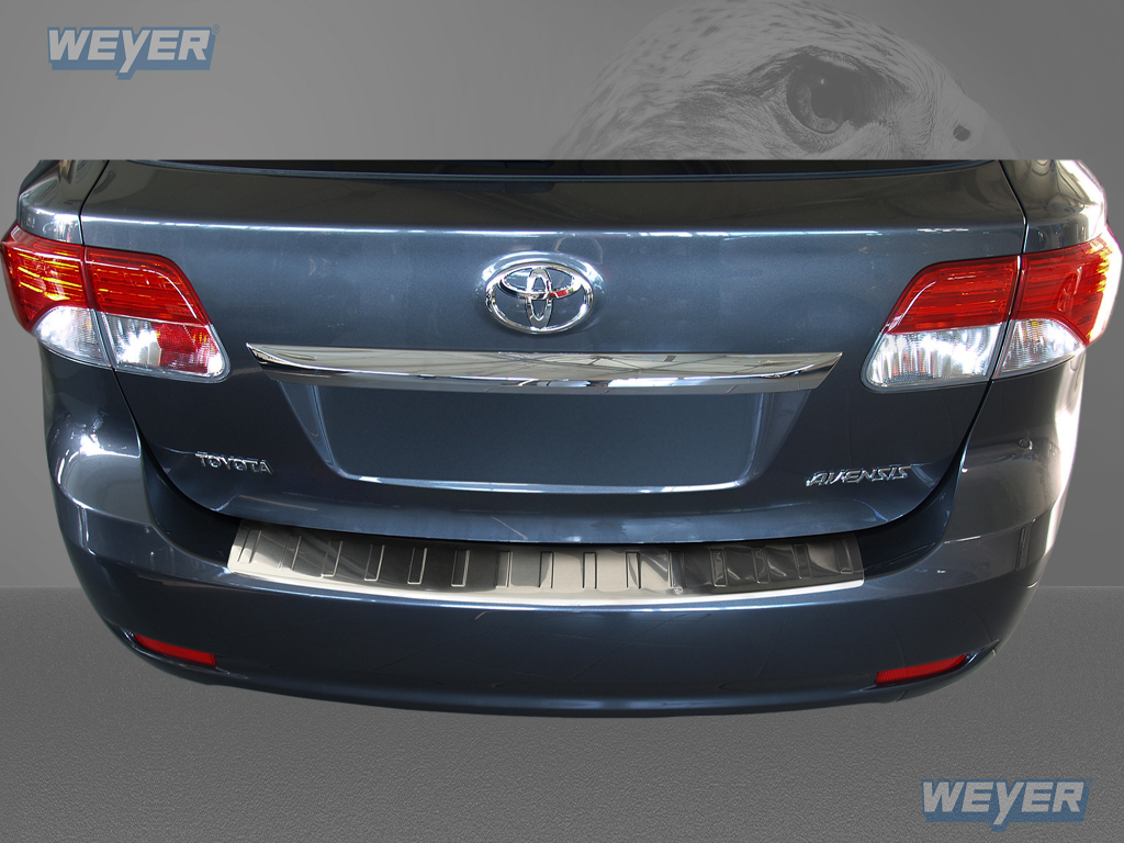 44266-Weyer-Edelstahl-Ladekantenschutz-TOYOTA-AVENSIS-III-KOMBI-1 TOYOTA AVENSIS III KOMBI ab Baujahr 2009-05/2015, WEYER Edelstahl Ladekantenschutz