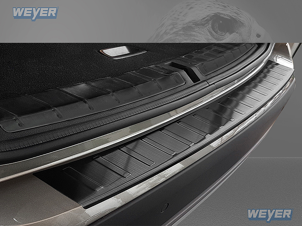 43014-Weyer-Edelstahl-Ladekantenschutz-BMW-X1-E84-FL-graphit-blackline-1 BMW X1 E84 FL ab Baujahr 2012-2015, WEYER Edelstahl Ladekantenschutz - graphite/black Line