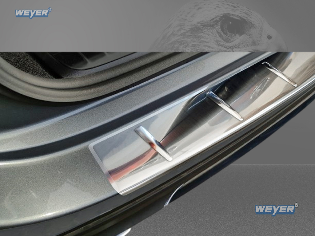 44981-Weyer-Edelstahl-Ladekantenschutz-Mercedes-GLE-2-W167-AMG-2 MERCEDES GLE II V167 & GLE AMG 53 Year 2019> WEYER stainless steel rear bumper protection satin finish