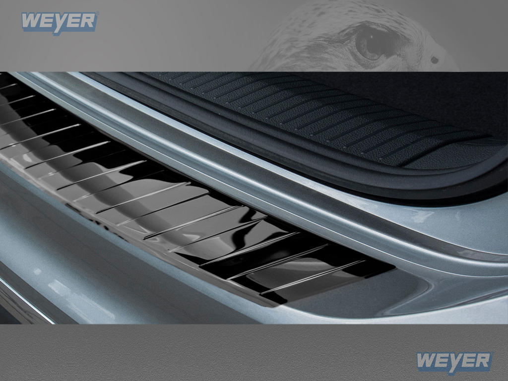 55007-Weyer-Edelstahl-Ladekantenschutz-VW-TIGUAN-II-ALLSPACE-hochglanz-schwarz-1 VW TIGUAN II (AD1) + TIGUAN ALLSPACE Year 2015- 2020>, WEYER stainless steel bumper protection- high gloss black