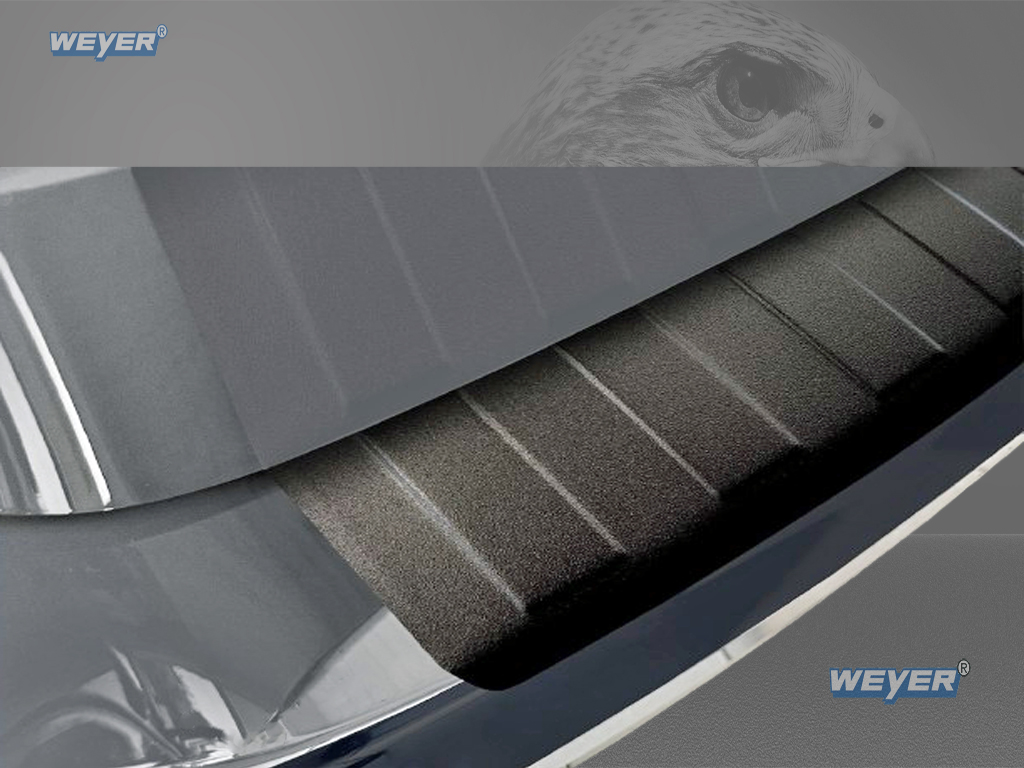 81311-Weyer-Edelstahl-Ladekantenschutz-Mercedes-B-Klasse-3-W247-schwarz-matt-3 MERCEDES B Class W247, Year 2018> WEYER stainless steel rear bumper protection - graphite-/black Line