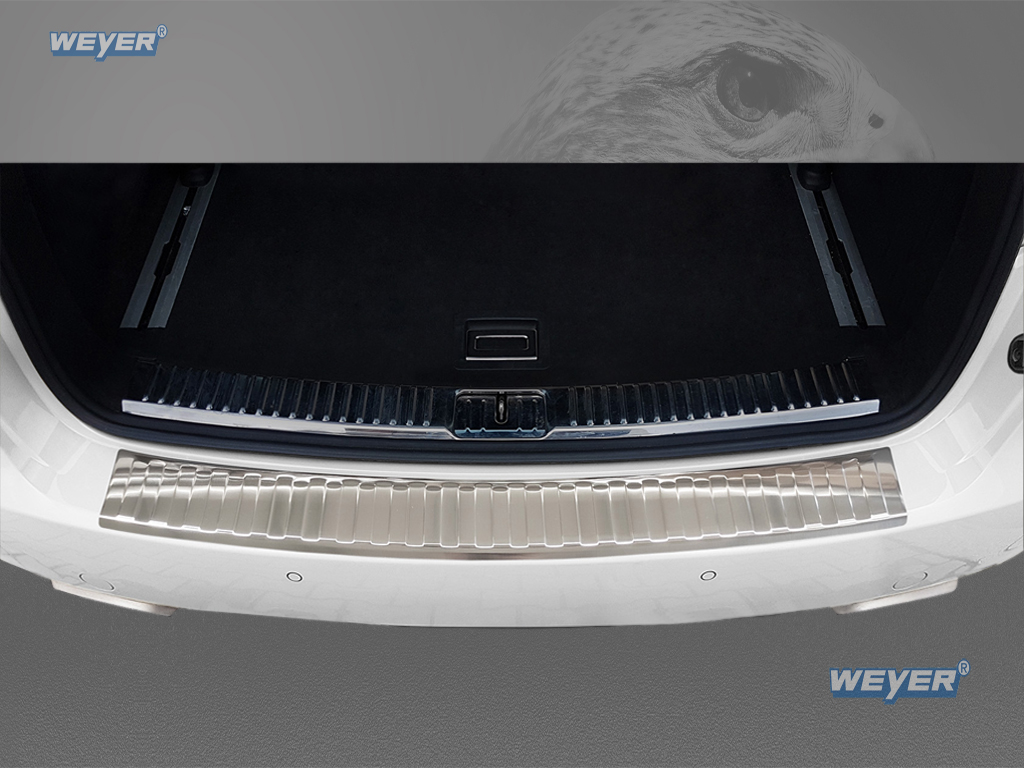 44183-Weyer-Edelsthal-Ladekanntenshutz-Porsche-Cayenne-2-2010-2014 PORSCHE CAYENNE II ab Baujahr 2010-2014, WEYER Edelstahl Ladekantenschutz
