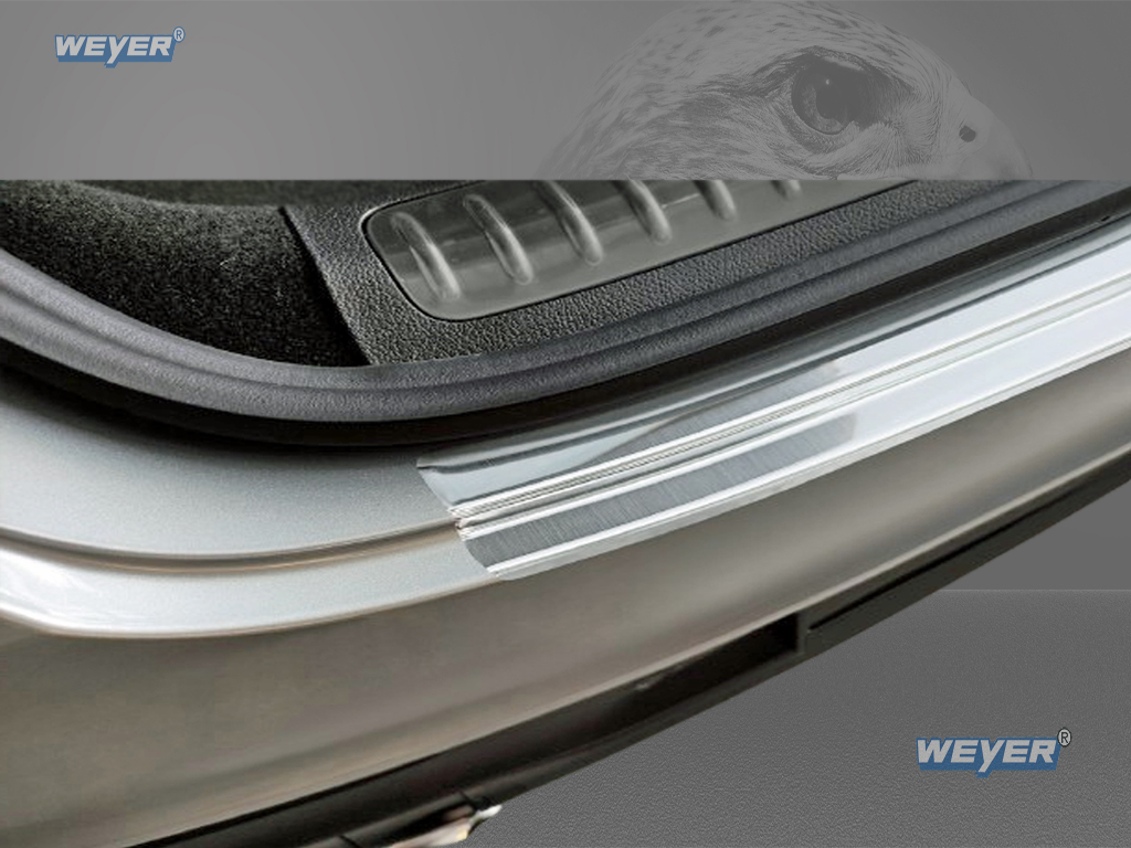 44617-Weyer-Edelstahl-Ladekantenschutz-Mercedes-GLC-2-C-254-Coupe-3 MERCEDES GLC COUPE C253 Year 2016-2023 WEYER stainless steel rear bumper protection satin finish