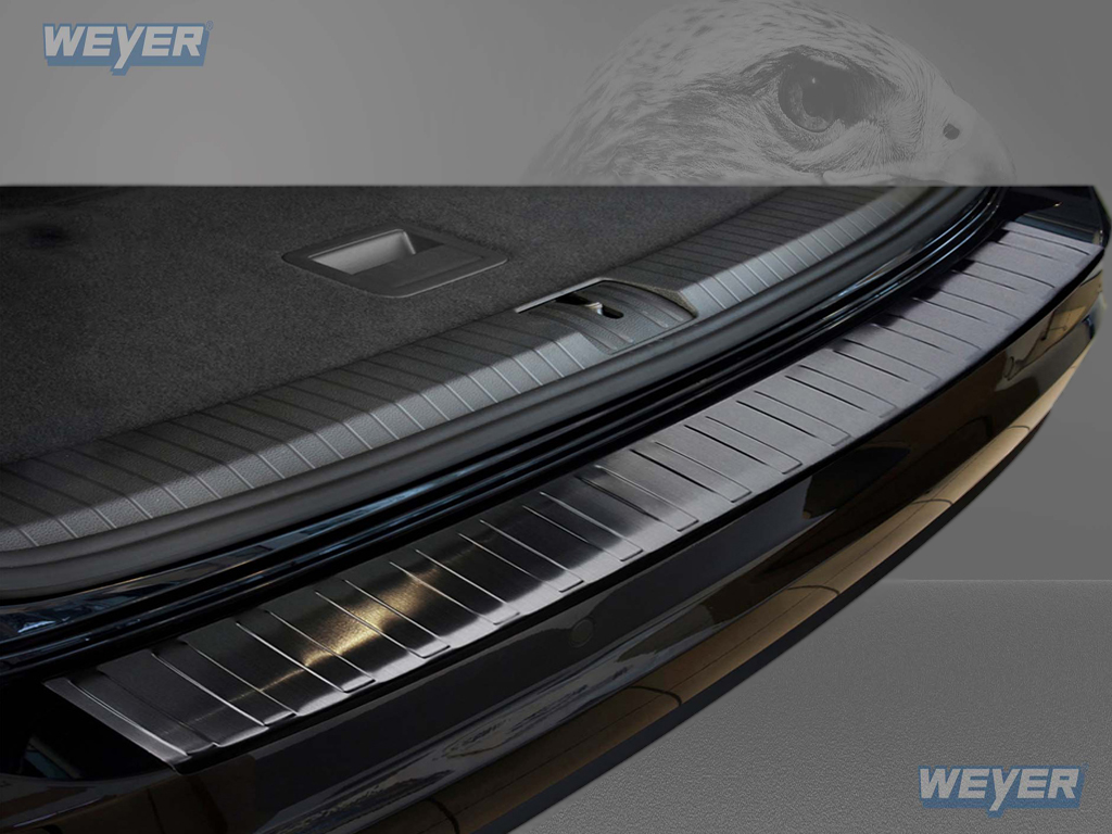 43017-Weyer-Edelstahl-Ladekantenschutz-VW-Touran-II-Typ-5T-graphit-blackline-3 VW TOURAN II (5T) Year 2015>, WEYER stainless steel rear bumper protection - graphite-/black satin finish