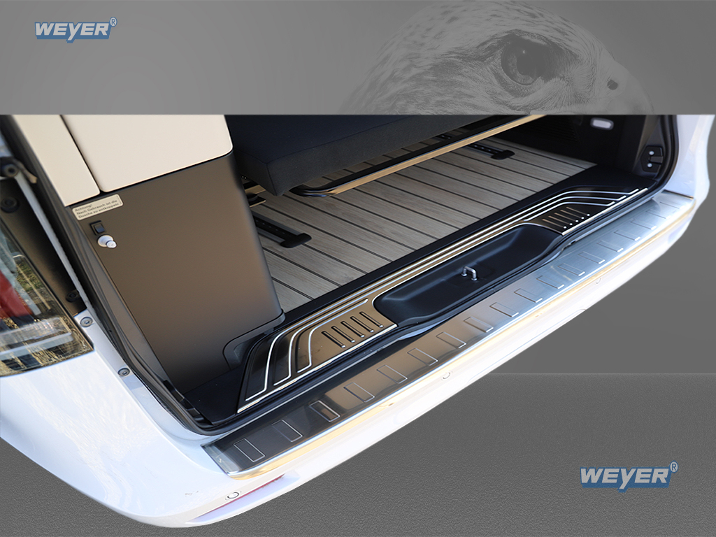 MERCEDES V ab Baujahr ab 2014, WEYER Falcon Premium Line Edelstahl Ladekantenschutz - XL