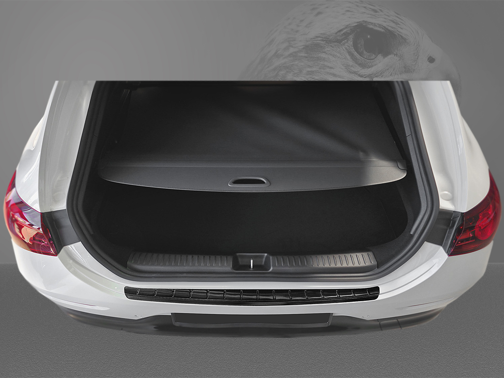 MERCEDES CLA III  Shooting Brake X174  ab Baujahr 2025>, WEYER Edelstahl Ladekantenschutz- graphite/black