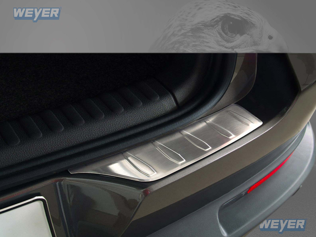 VW TIGUAN ab Baujahr 2007-2015, WEYER Edelstahl Ladekantenschutz