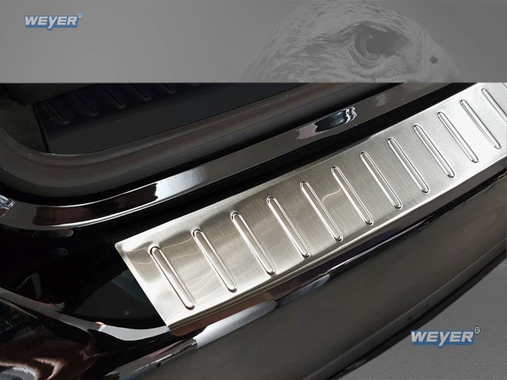 MERCEDES C Class W205 Stationwagon Year 2014-2021 WEYER stainless steel rear bumper protection MERCEDES C Class W205 Stationwagon Year 2014-2021 WEYER stainless steel rear bumper protection
