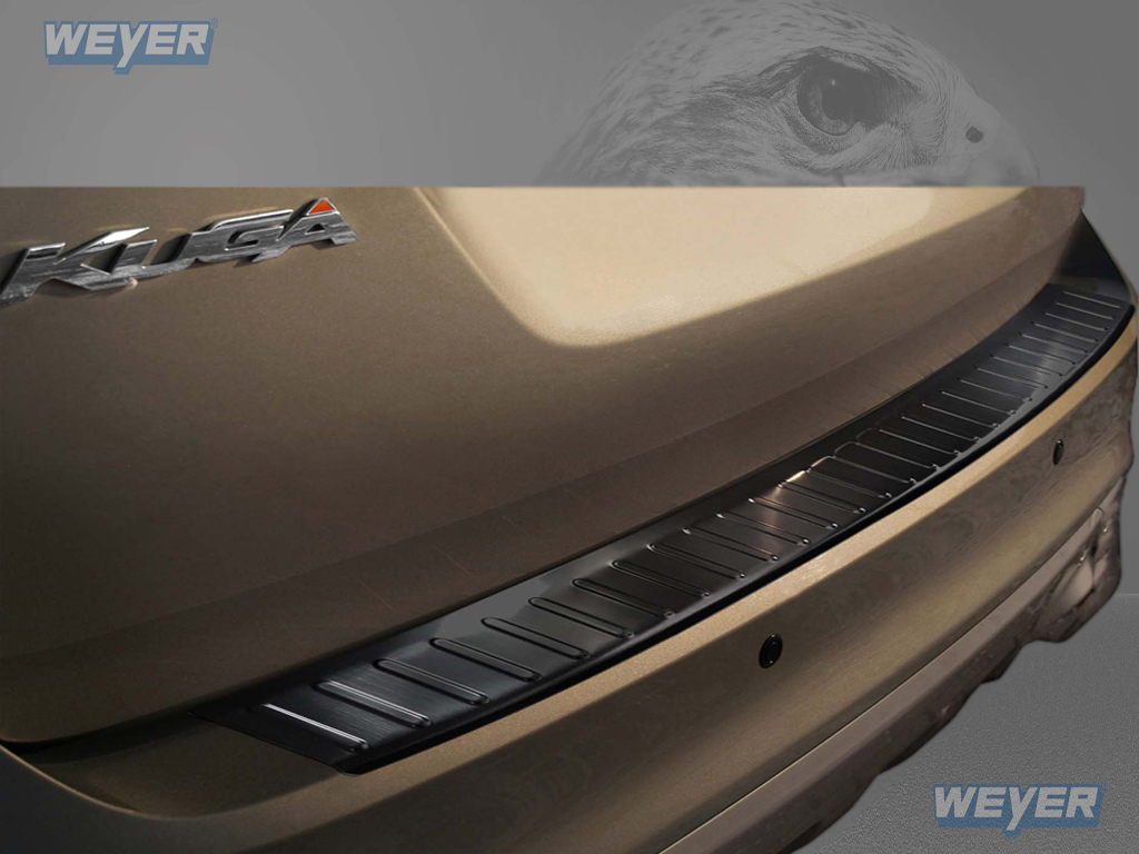 43039-Weyer-Edelstahk-Ladekantenschutz-FORD-KUGA-I-graphit-blackline FORD KUGA I ab Baujahr 2008-2013, WEYER Edelstahl Ladekantenschutz- graphite/black Line-