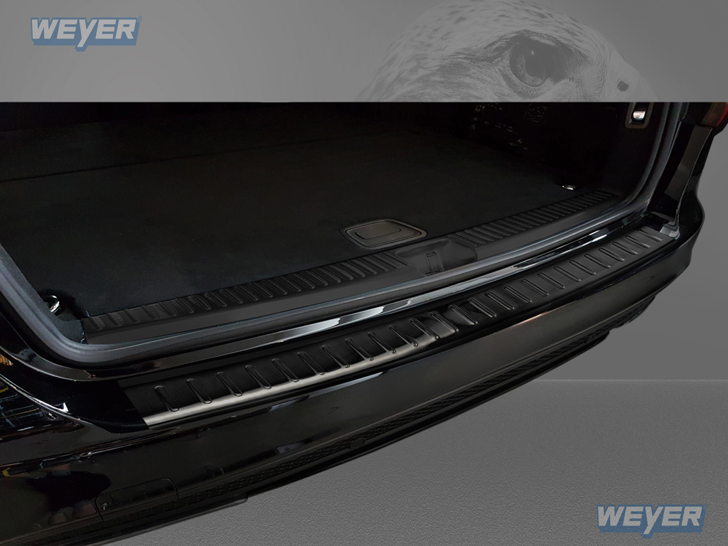 43117-Weyer-Edelstahl-Ladekantenschutz-MERCEDES-C-KLASSE-W205-T-MOD-graphit-blackline-2 MERCEDES C Class W205 Stationwagon Year 2014-2021 WEYER stainless steel rear bumper protection - graphite-/black Line