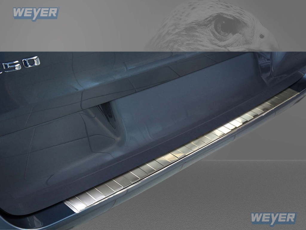 44818-Weyer-Edelstahl-Ladekantenschutz-MERCEDES-VITO-W447 MERCEDES VITO W447 Year 2014 WEYER stainless steel rear bumper protection satin finish
