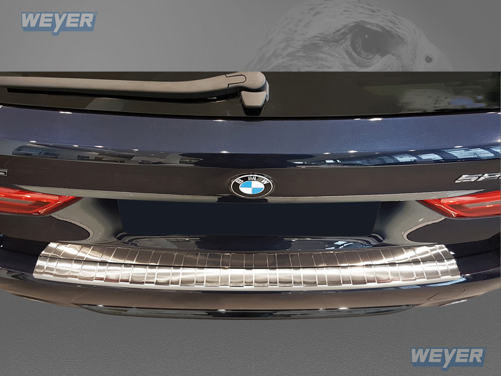 44179-Weyer-Edelstahl-Ladekantenschutz-BMW-SERIE-5-G31-TOURING-2 BMW Serie 5 G31 Touring ab Baujahr 2017- WEYER Edelstahl Ladekantenschutz