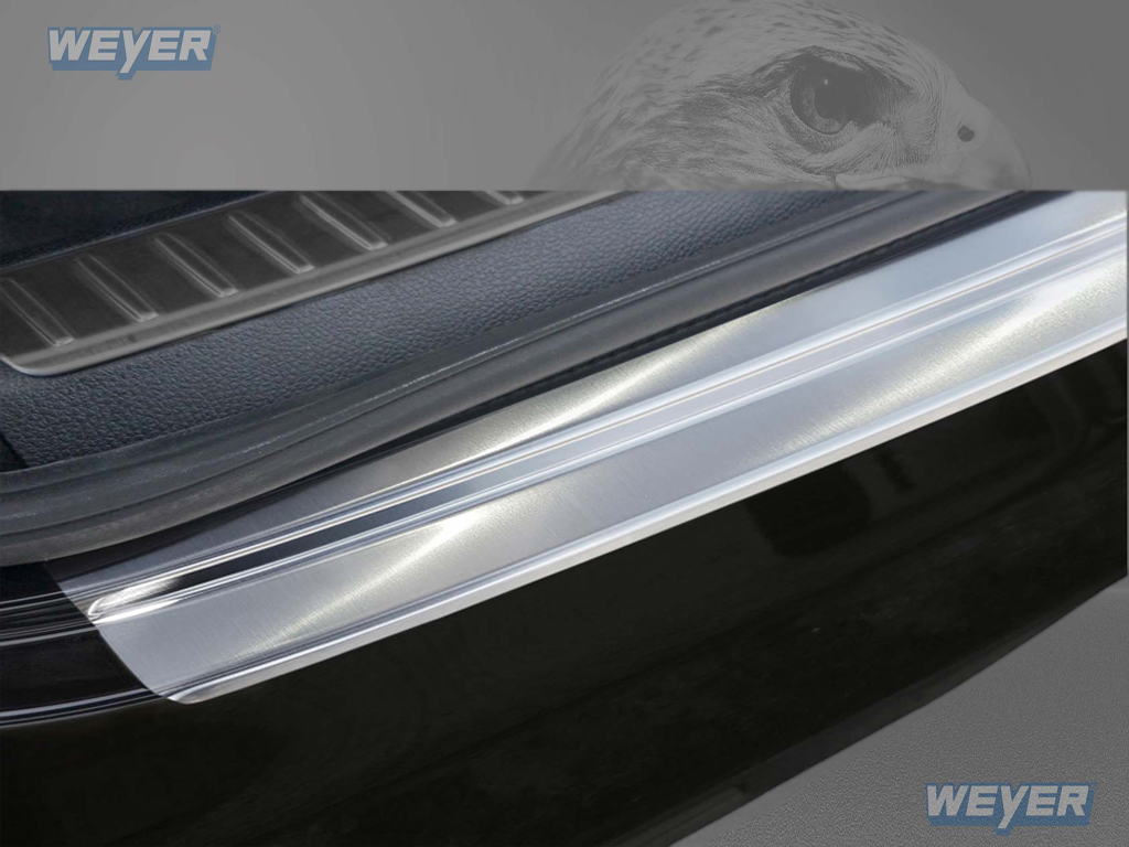 44811-Weyer-Edelstahl-Ladekantenschutz-MERCEDES-GLC-COUPE-C253-1 MERCEDES GLC COUPE C253 Year 2016-2023 WEYER stainless steel rear bumper protection satin finish