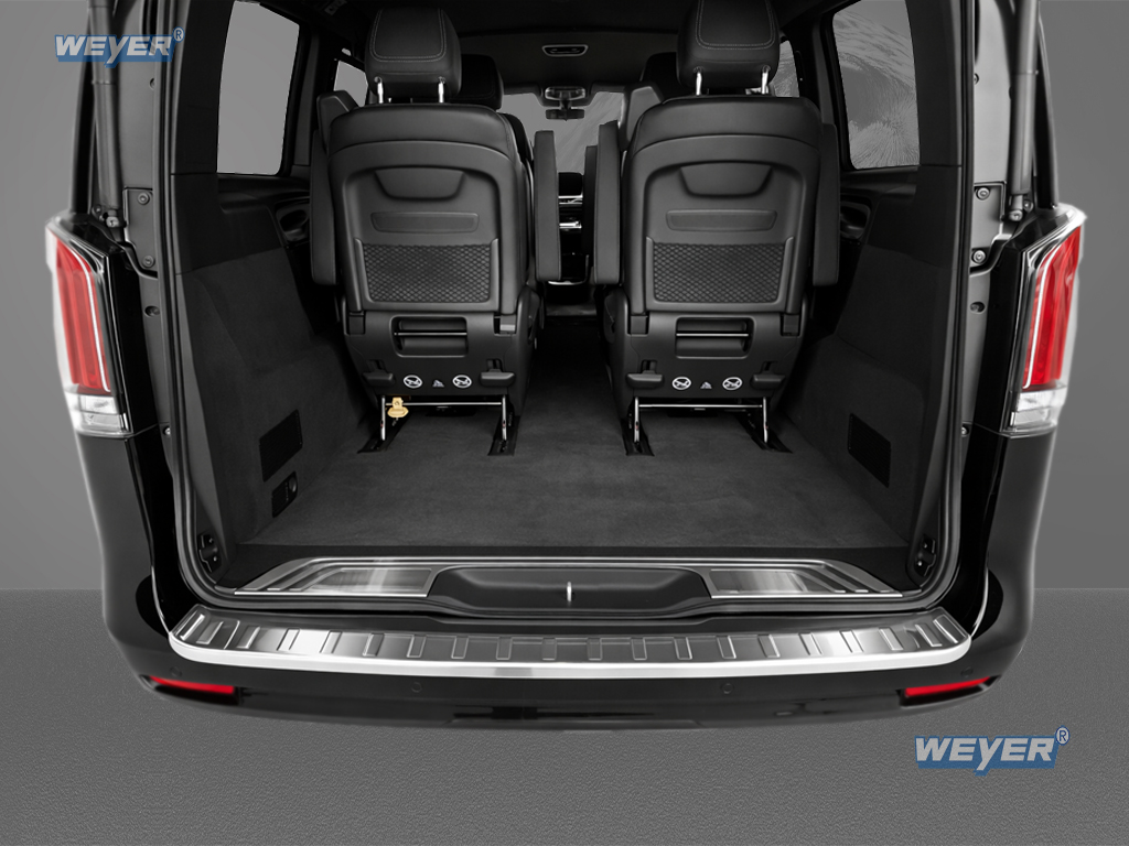 MERCEDES V ab Baujahr ab 2014, WEYER Falcon Premium Line Edelstahl Ladekantenschutz - XL