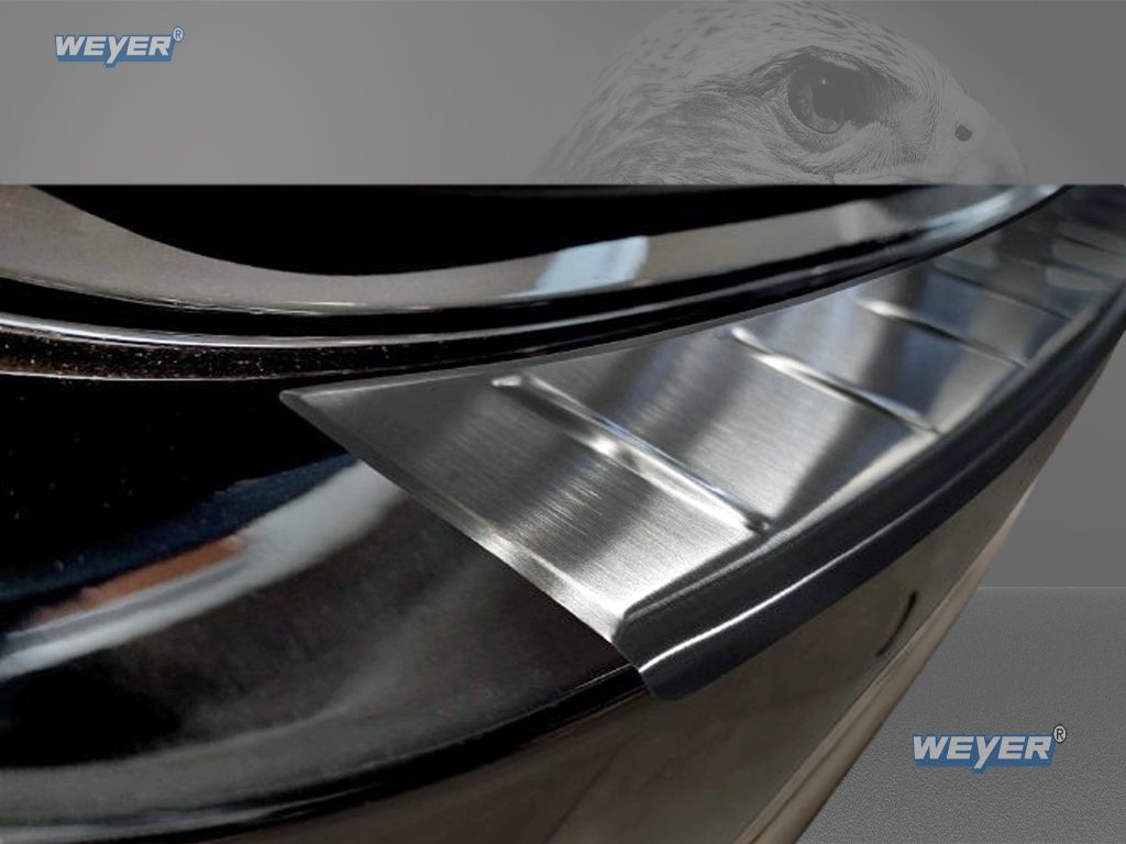 43368-Weyer-Edelstahl-Ladekantenschutz-Mercedes-E-Klasse-W214-graphit-blackline-6 MERCEDES E Class W213 Stationwagon Year 2016> WEYER stainless steel rear bumper protection - graphite-/black Line