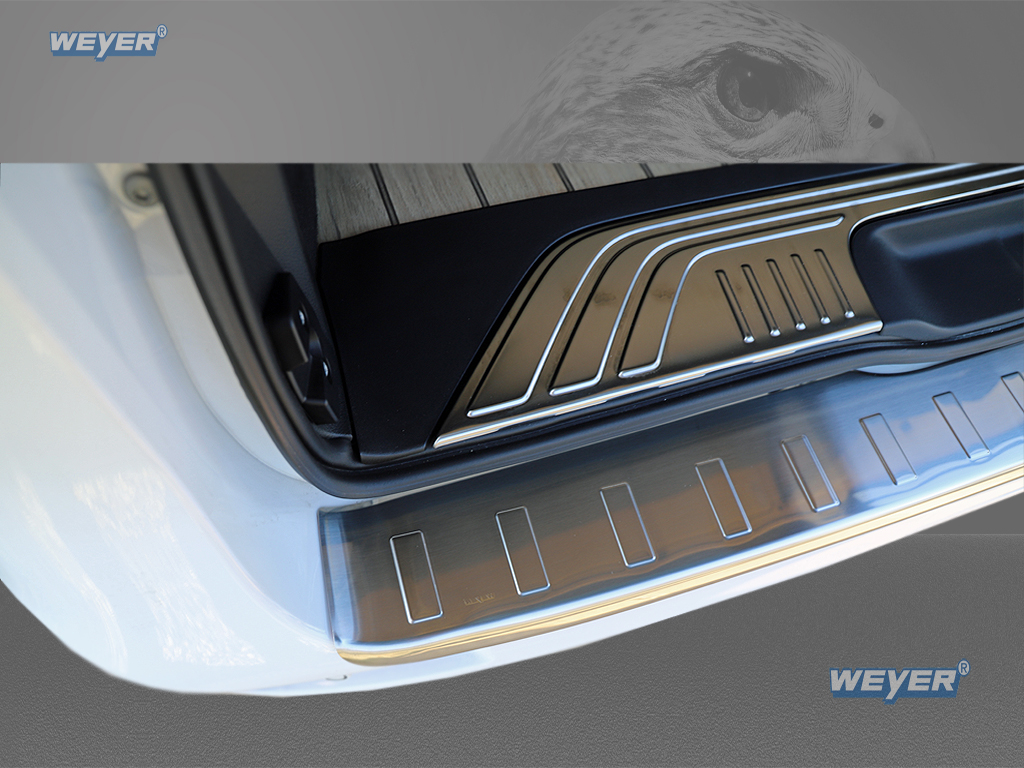 MERCEDES V ab Baujahr ab 2014, WEYER Falcon Premium Line Edelstahl Ladekantenschutz - XL