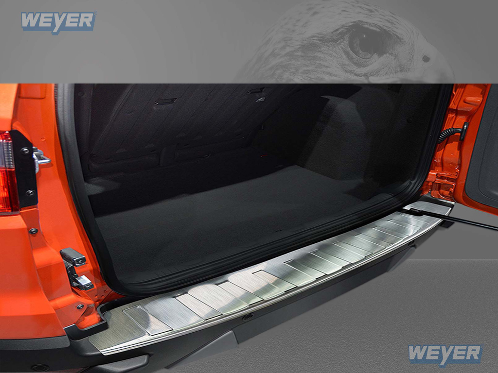 44698-Weyer-Edelstahl-Ladekantenschutz-FORD-ECOSPORT-II FORD ECOSPORT II ab Baujahr 2012-2017, WEYER Edelstahl Ladekantenschutz