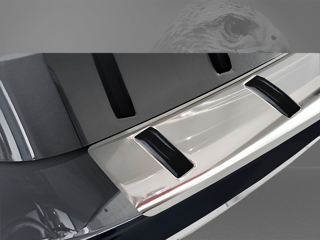 82033-weyer-edelstahl-Ladekantenschutz-Mercedes-B-Klasse-3-W247-3-_oL MERCEDES B Class W247 Year 2018>, WEYER rear bumper protection "MAX-PROTECT" satin finish