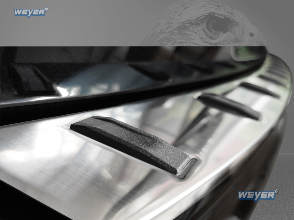82018-Weyer-Edelstahl-Ladekantenschutz-VW-Tiguan-2-FL2020-5 VW TIGUAN II (AD1) + TIGUAN ALLSPACE Year 2015- 2020>, WEYER rear bumper protection "MAX-PROTECT" satin finish