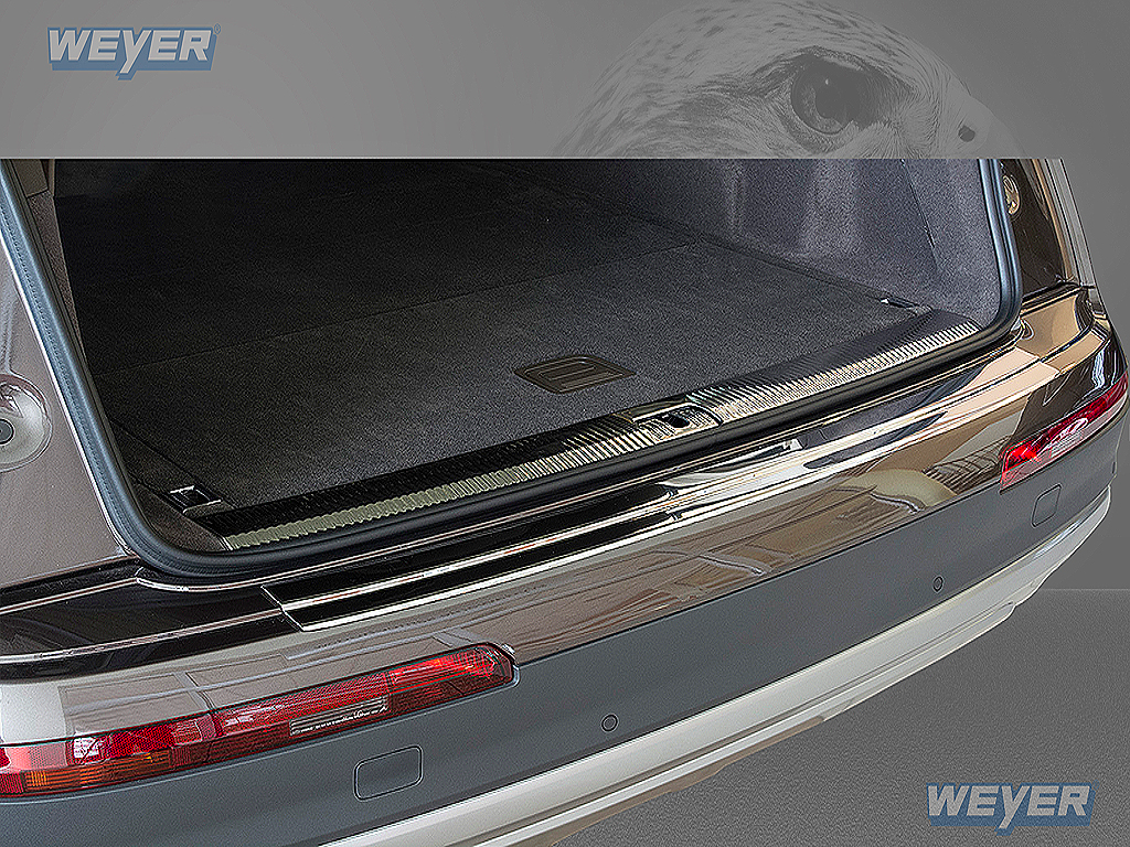 44733-Weyer-Edelstahl-Ladekantenschutz-AUDI-Q7-II-1 AUDI Q7 II ab Baujahr 2015, WEYER Edelstahl Ladekantenschutz
