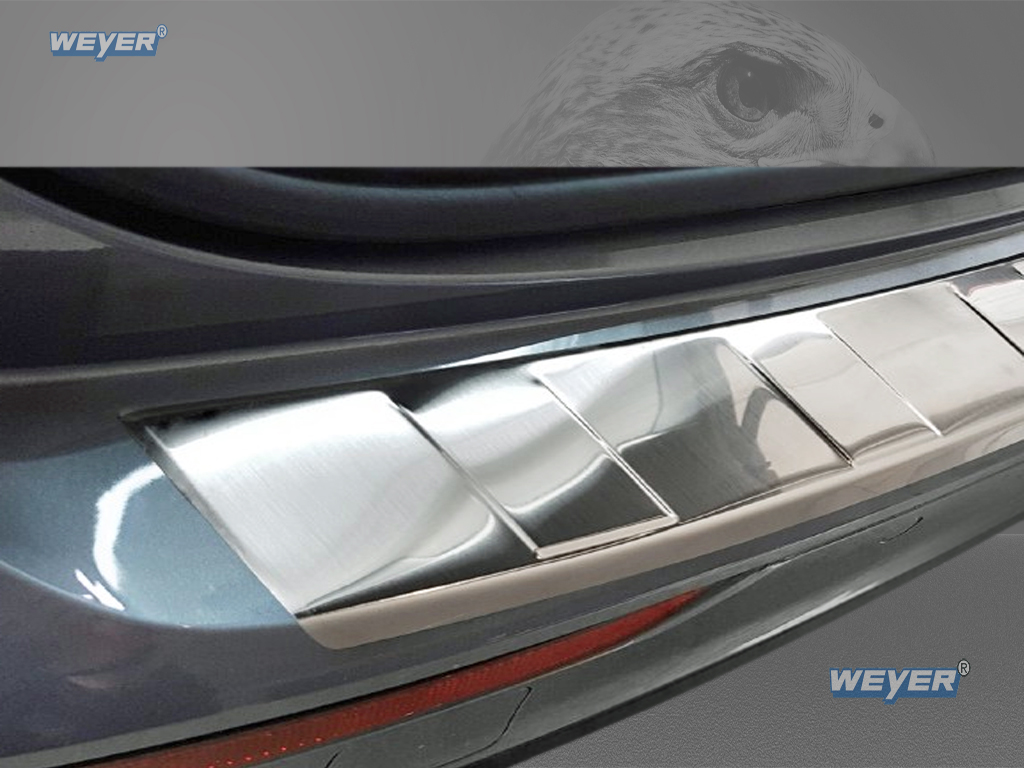 44285-Weyer-Edelatshl-Ladekantenschutz-Volvo-V60-1 VOLVO V60, V60 Cross Country, ab Baujahr 2018- , WEYER Edelstahl Ladekantenschutz